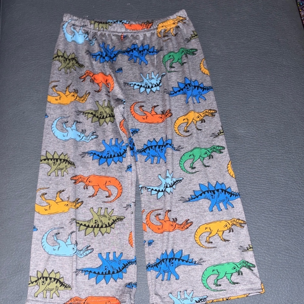 Mon Petit Multicolor Dinosaur Pajama Bottoms